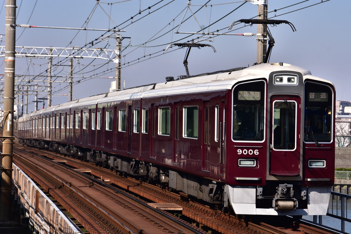 阪急電鉄 西宮車庫 9000系 9006F