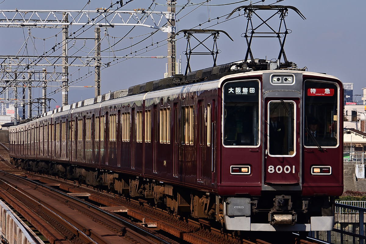 阪急電鉄 西宮車庫 8000系 8001F