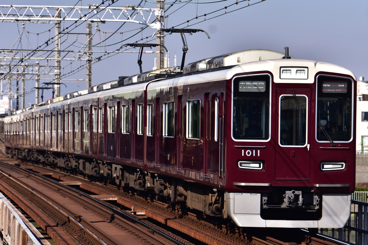 阪急電鉄 西宮車庫 1000系 1011F