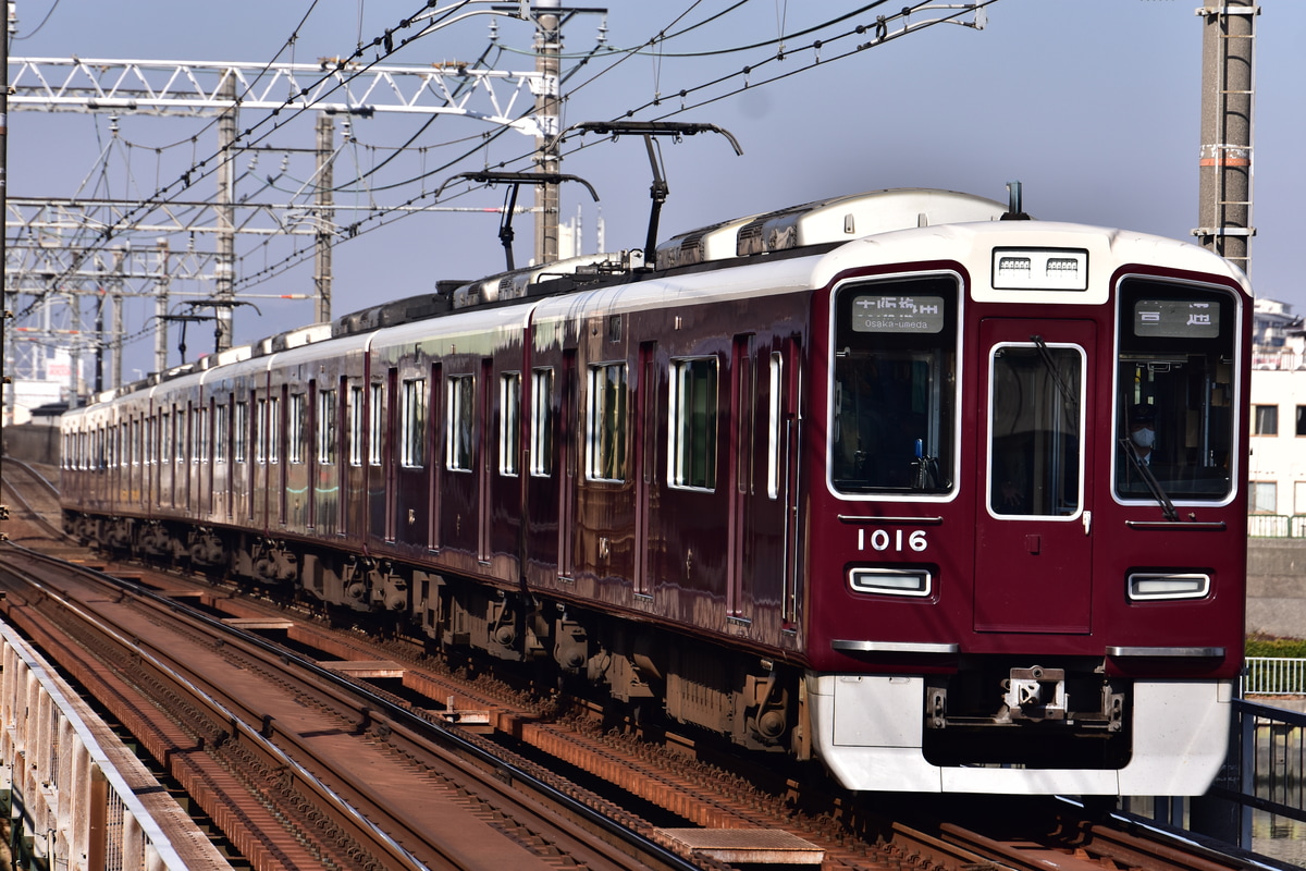 阪急電鉄 西宮車庫 1000系 1016F