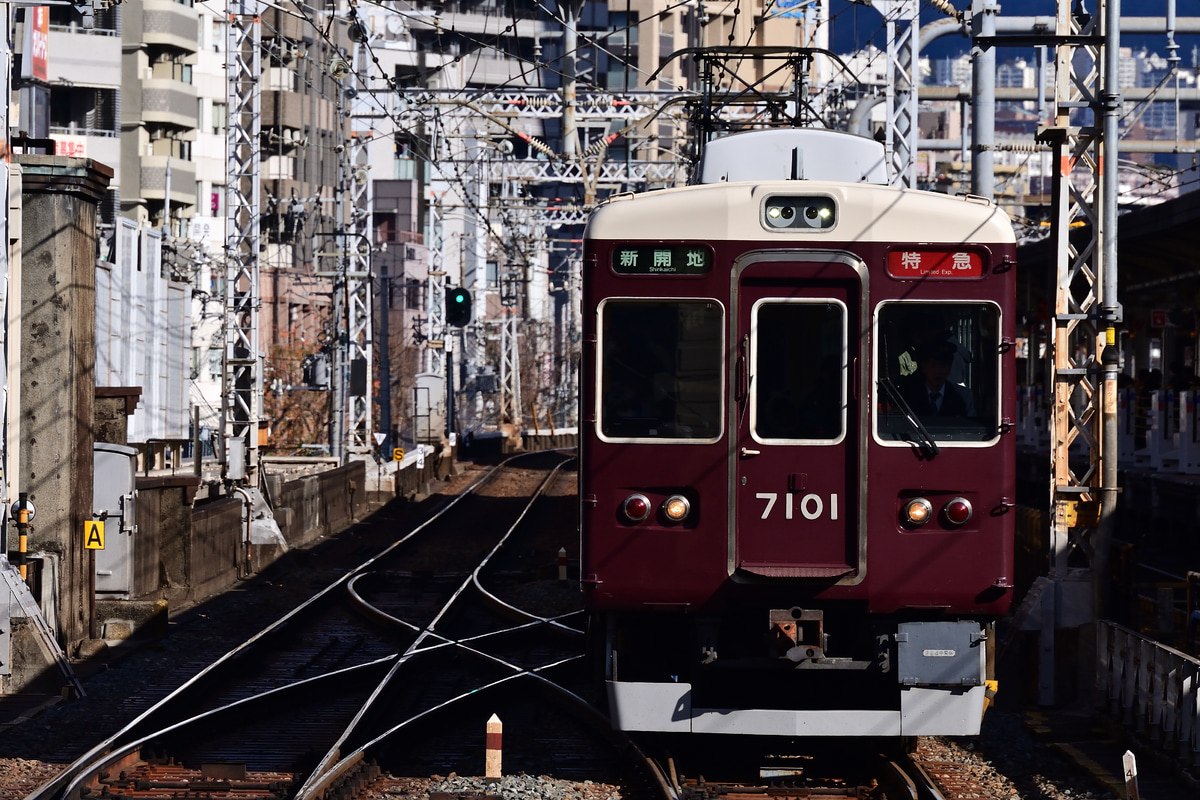 阪急電鉄 西宮車庫 7000系 7001F