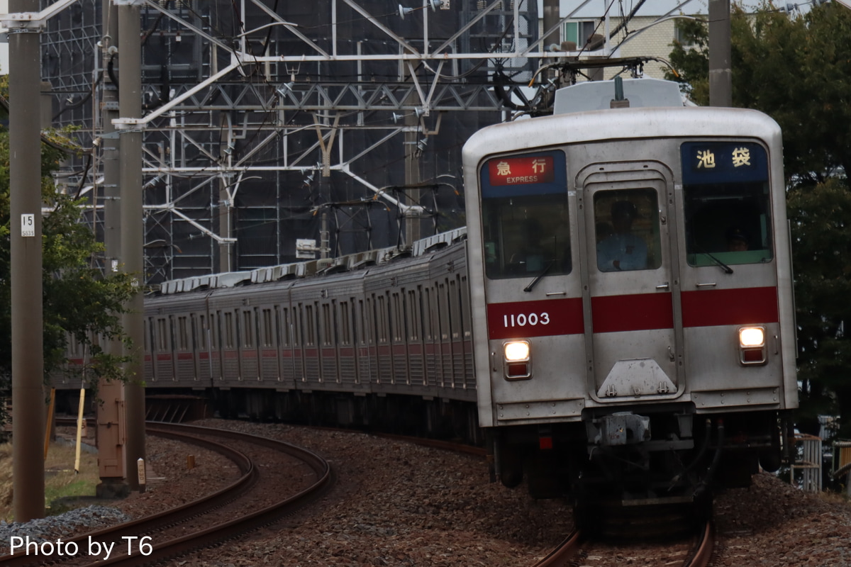 東武鉄道 森林公園検修区 10000系 11003f