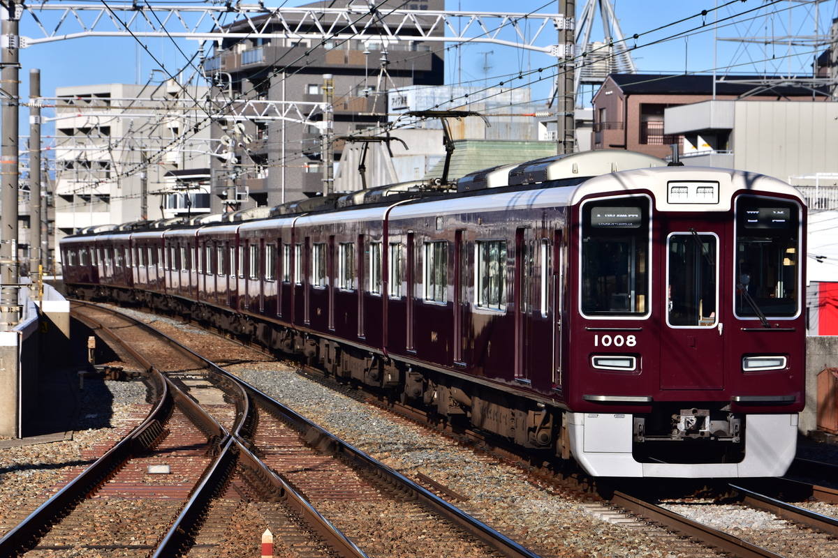 阪急電鉄 西宮車庫 1000系 1008F