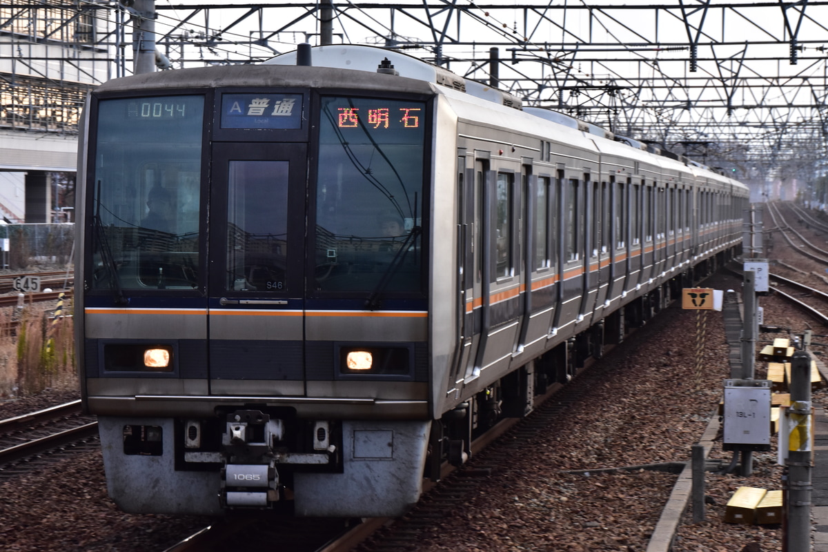 JR西日本 網干総合車両所明石支所 207系 S46編成