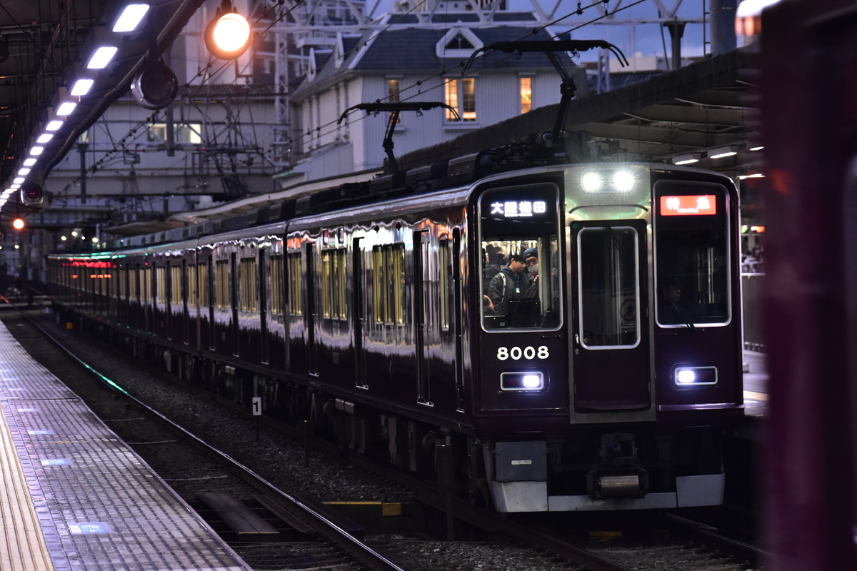 阪急電鉄 西宮車庫 8000系 8008F