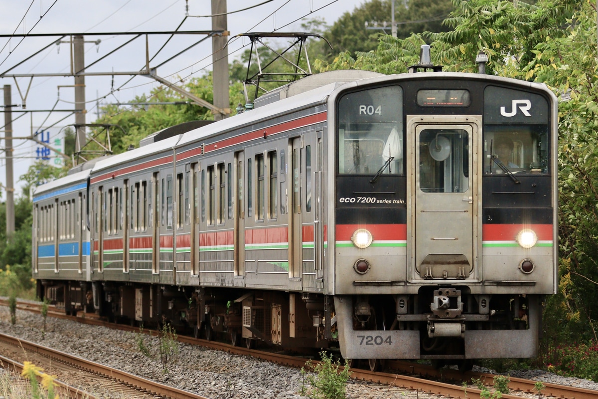 JR四国 高松運転所 7200系 R04編成