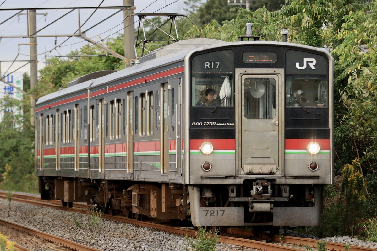 JR四国 高松運転所 7200系 R17編成