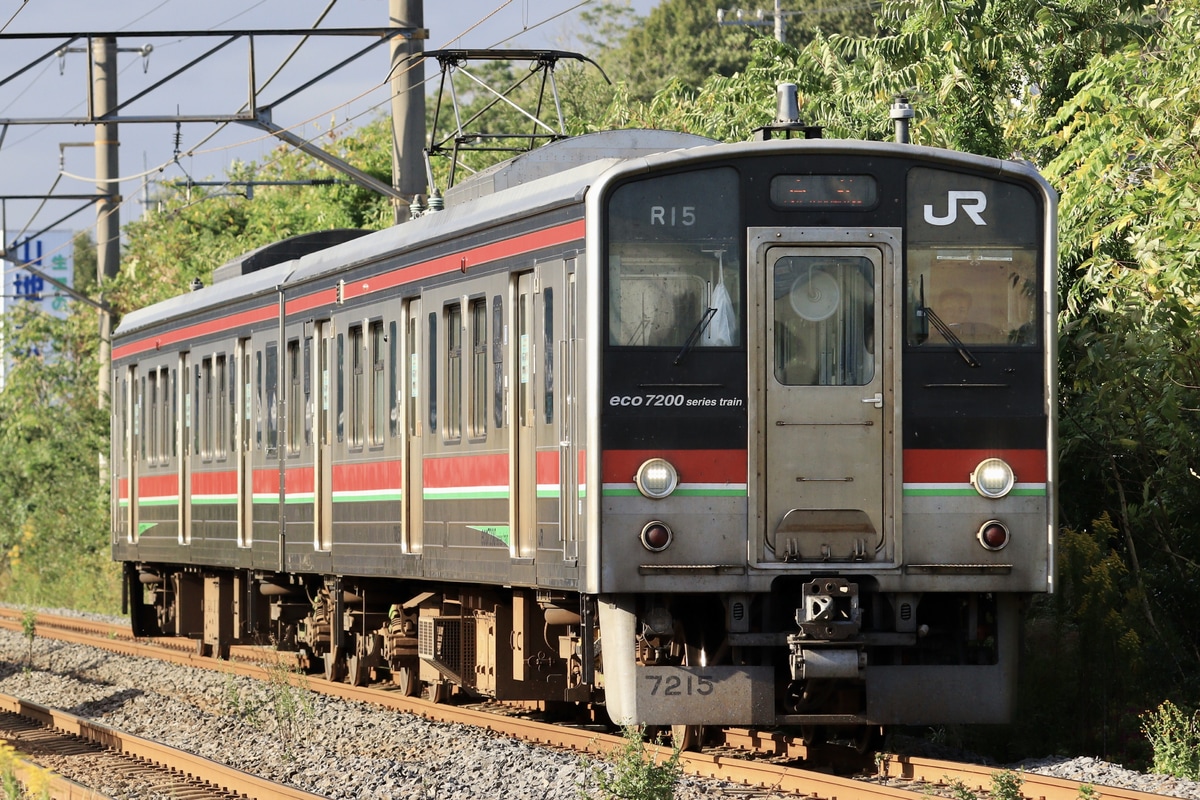 JR四国 高松運転所 7200系 R15編成