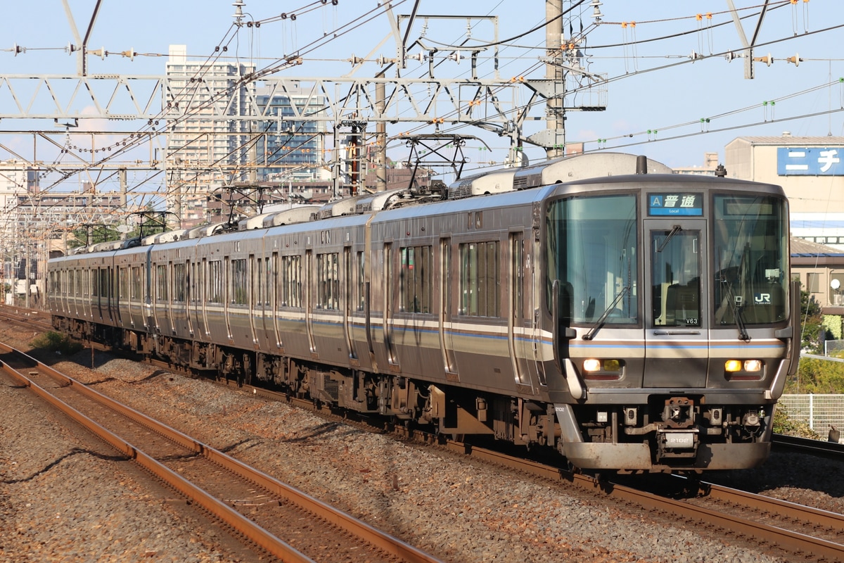 JR西日本 網干総合車両所本所 223系 ホシV63編成