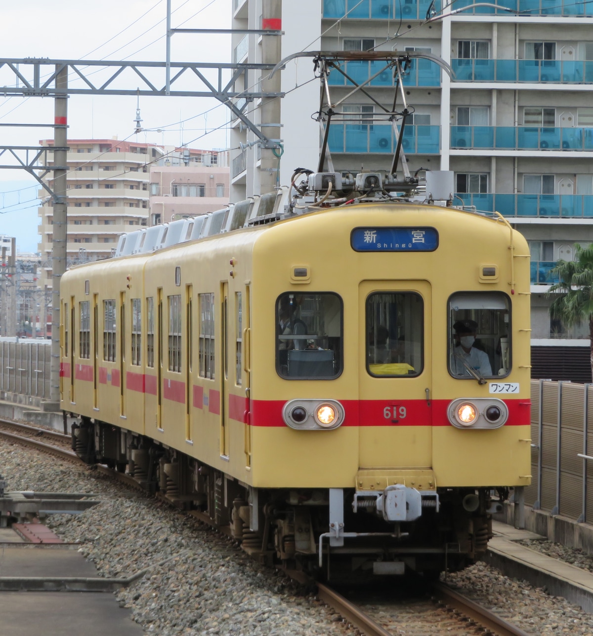 西日本鉄道 多々良車両基地 600形 619F