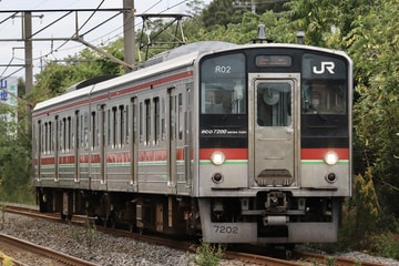 JR四国7200系R02編成を端岡～鬼無間で撮影した画像