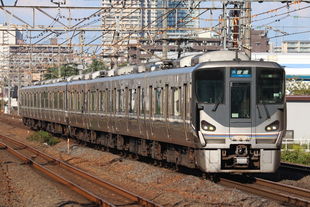 JR西日本 網干総合車両所本所 225系 ホシU3編成