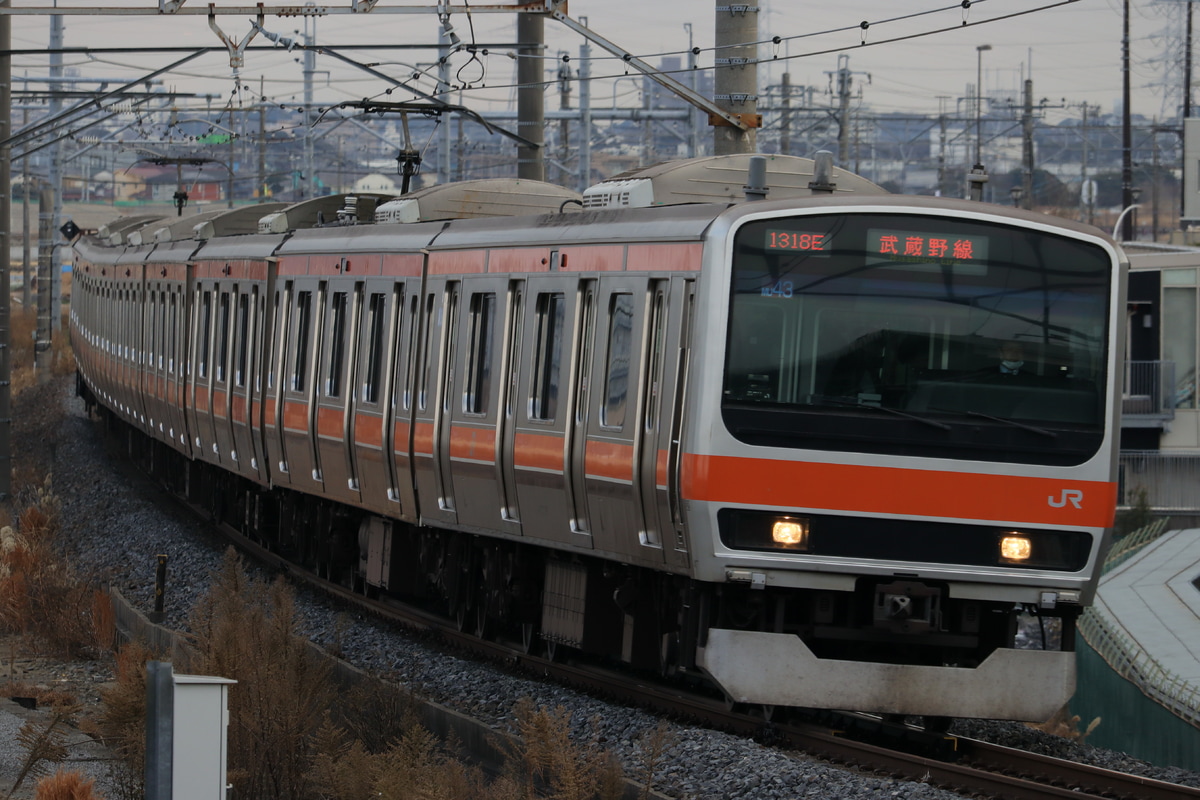 JR東日本 京葉車両センター E231系 MU43