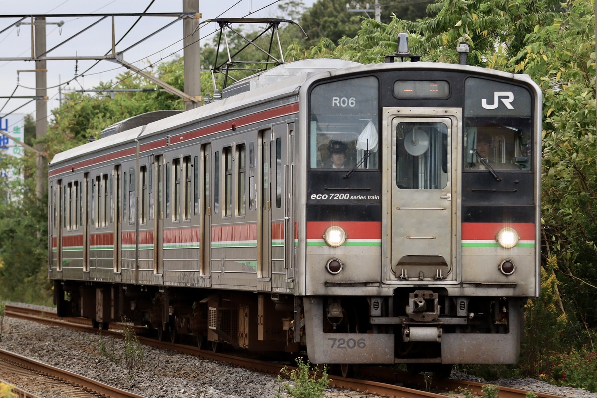 JR四国 高松運転所 7200系 R06編成