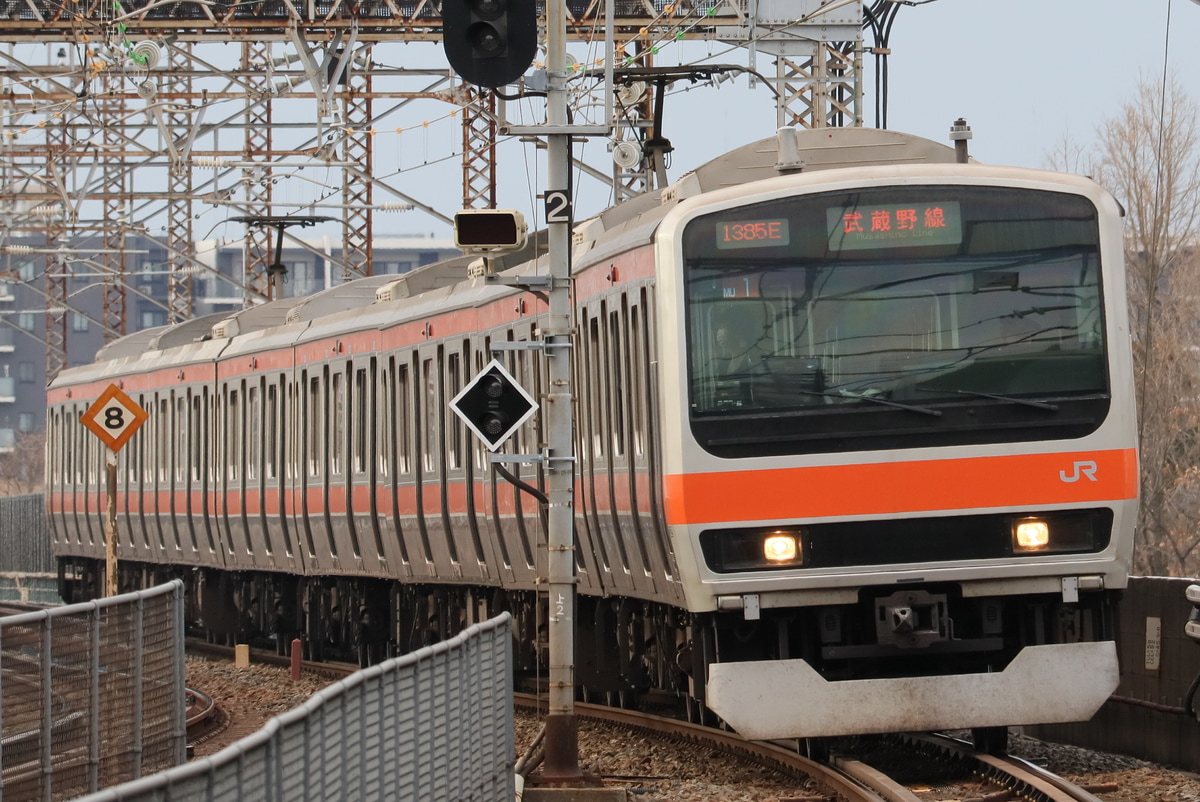 JR東日本 京葉車両センター E231系 MU1編成