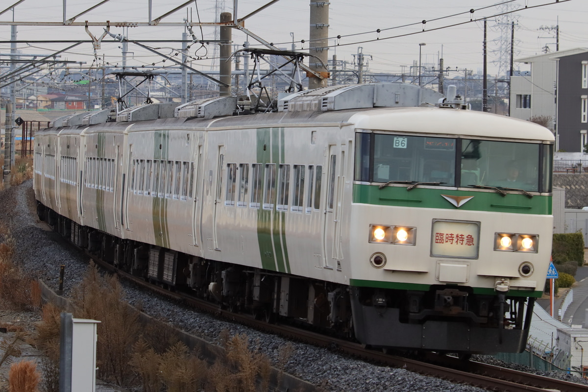 JR東日本 大宮総合車両センター東大宮センター 185系 B6編成