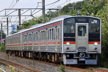 JR四国7200系R03編成を端岡～鬼無間で撮影した画像