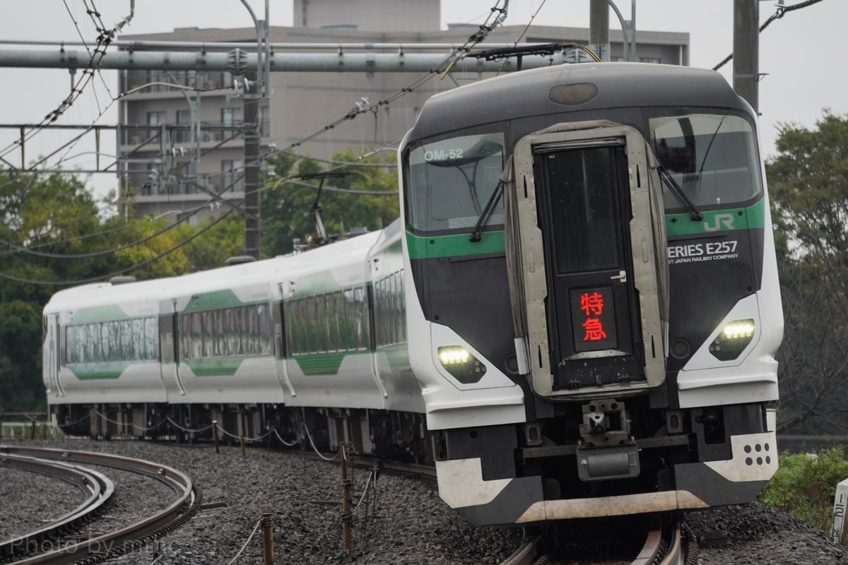 JR東日本 大宮総合車両センター東大宮センター E257系 オオOM-52編成