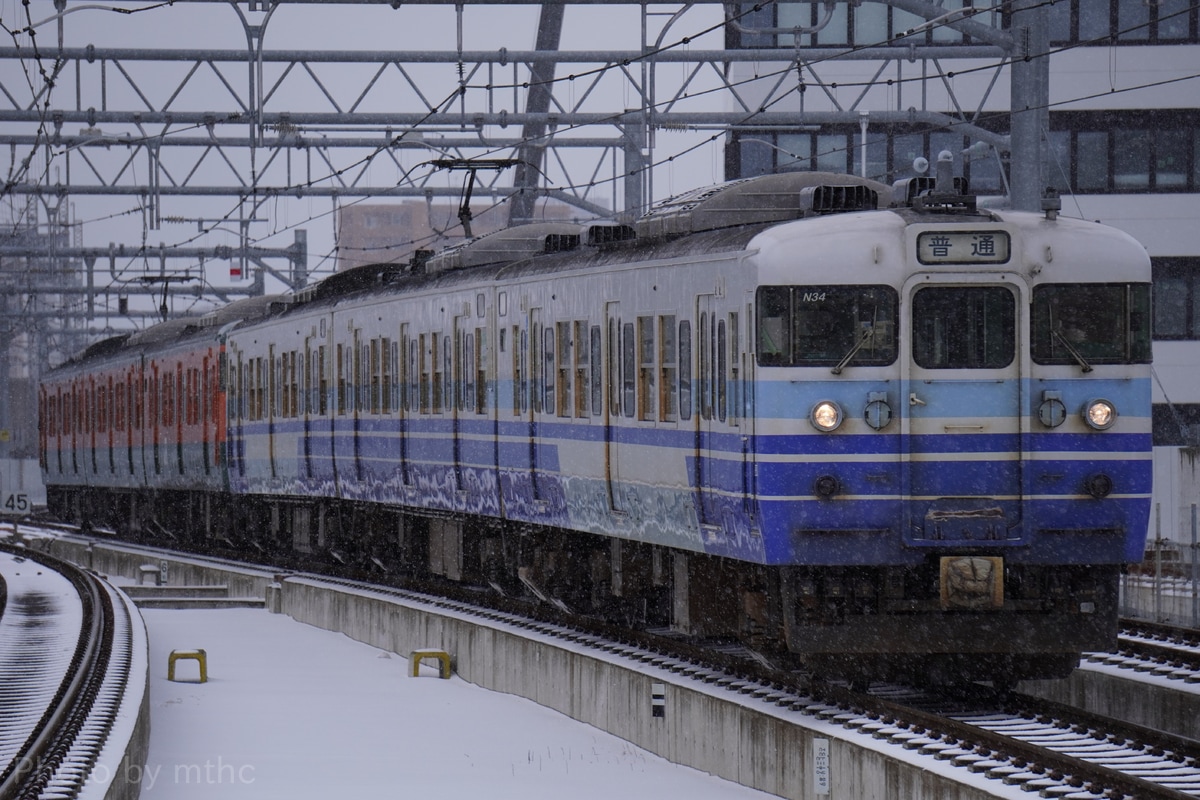 JR東日本 新潟車両センター 115系 ニイN34編成