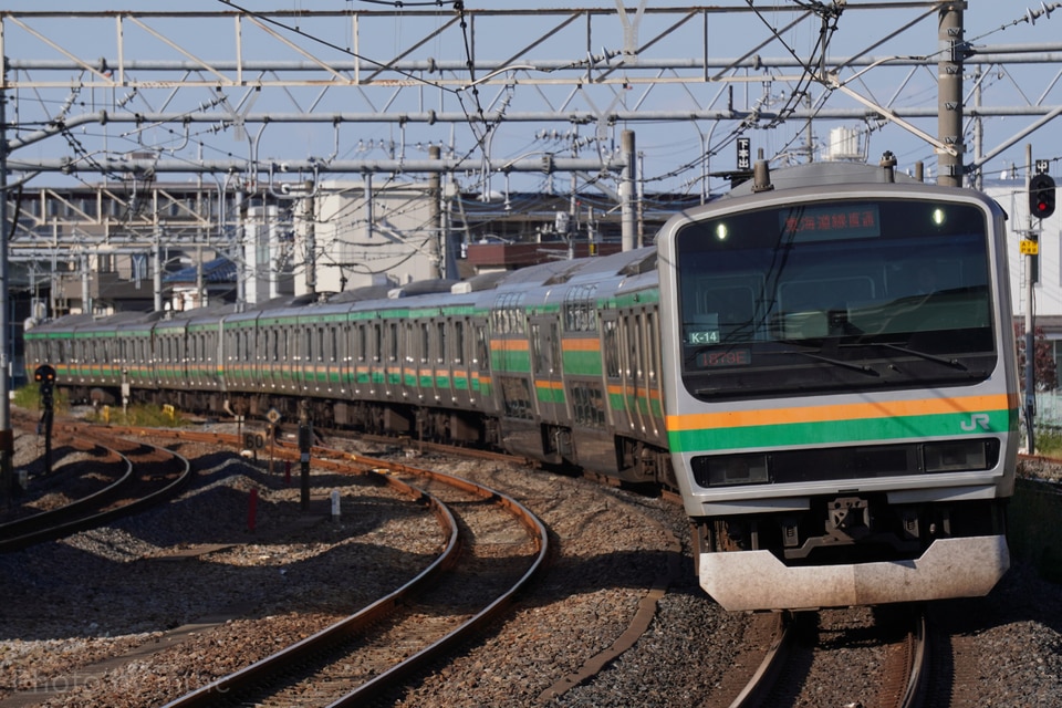 JR東E231系コツK-14編成<br class="br-sp" />(コツK14編成)(コツK-14)(コツK14)の写真