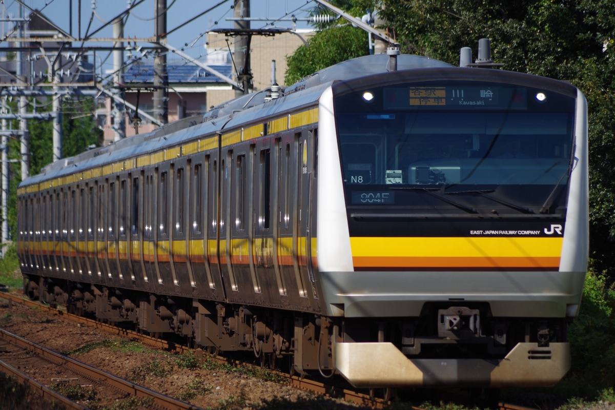 JR東日本 鎌倉車両センター中原支所 E233系 ナハN8編成