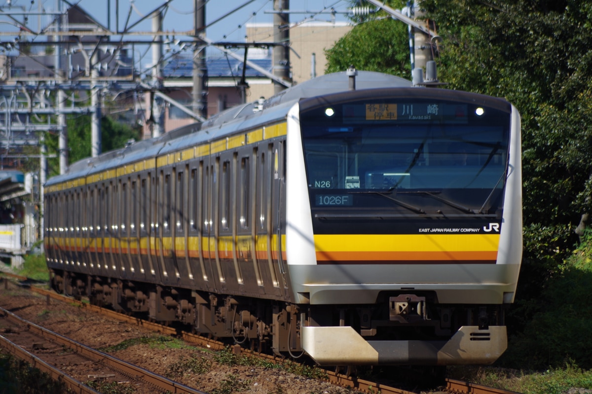 JR東日本 鎌倉車両センター中原支所 E233系 ナハN26編成