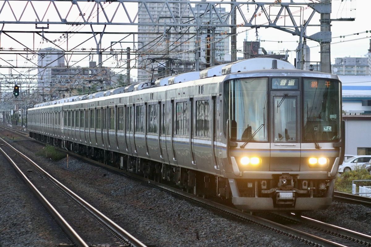 JR西日本 網干総合車両所本所 223系 ホシJ6編成