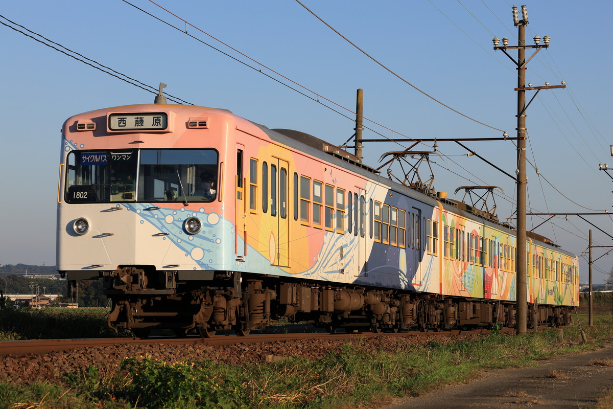 三岐鉄道 保々車両区 801系 801F