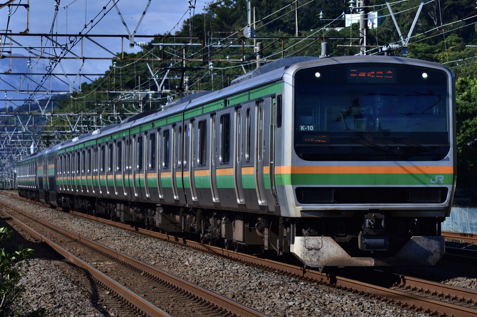 JR東E231系コツK-10編成<br class="br-sp" />(コツK10編成)(コツK-10)(コツK10)の写真