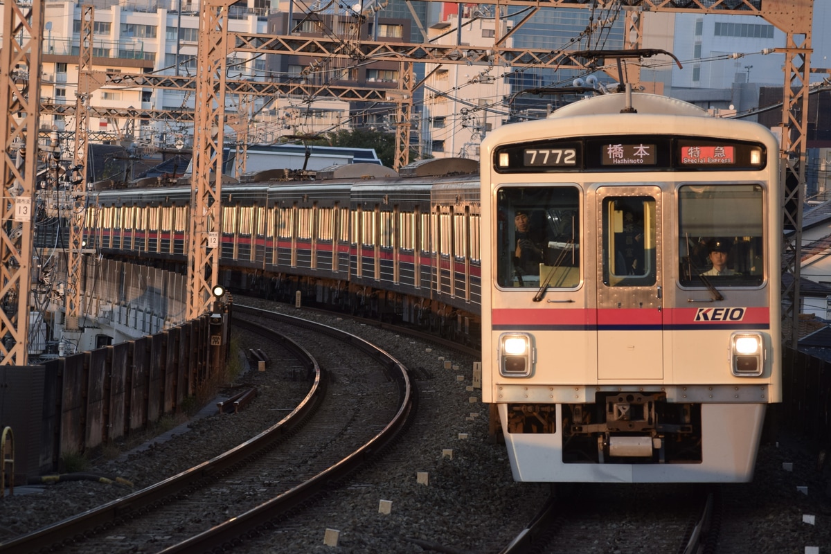 京王電鉄 若葉台検車区 7000系 7722F