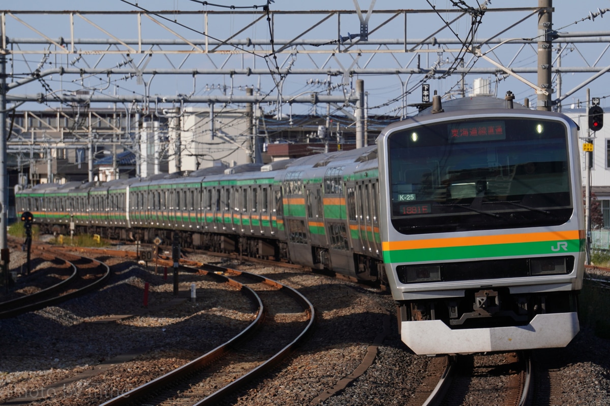 JR東日本 国府津車両センター E231系 コツK-25編成