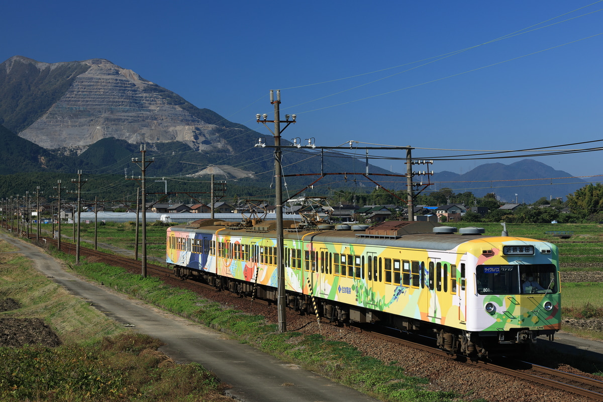 三岐鉄道 保々車両区 801系 801F