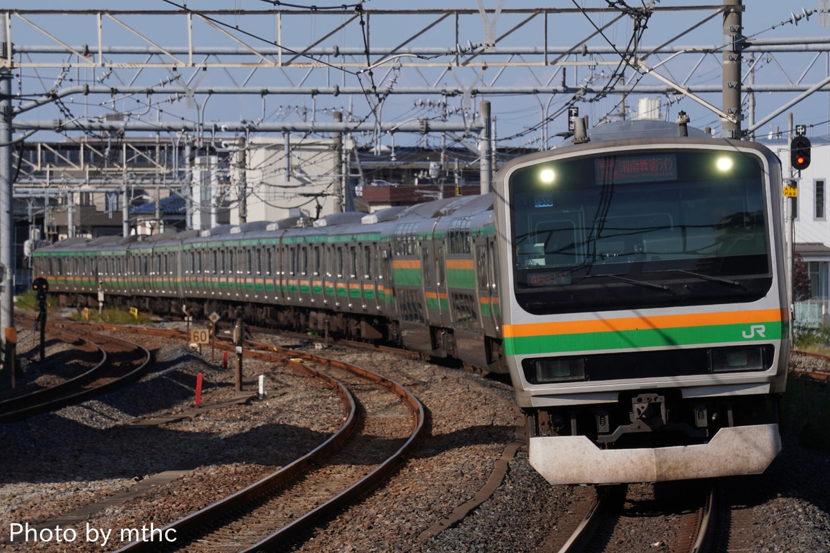 JR東日本 小山車両センター E231系 ヤマU532編成