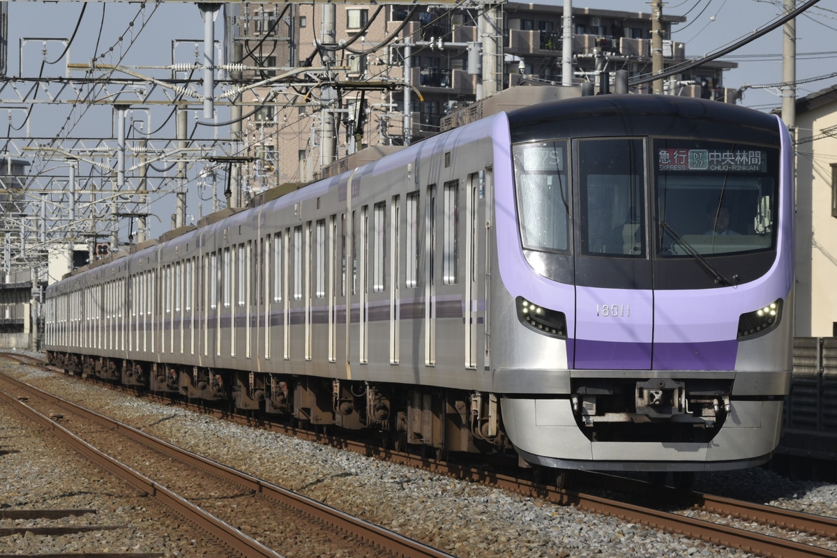 東京メトロ 鷺沼検車区 18000系 18111F