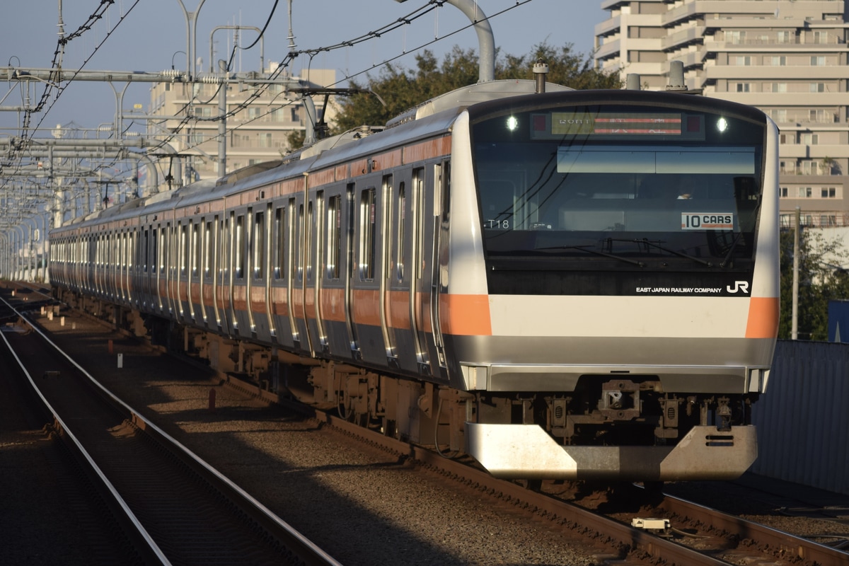 JR東日本 豊田車両センター本区 E233系 トタT18編成