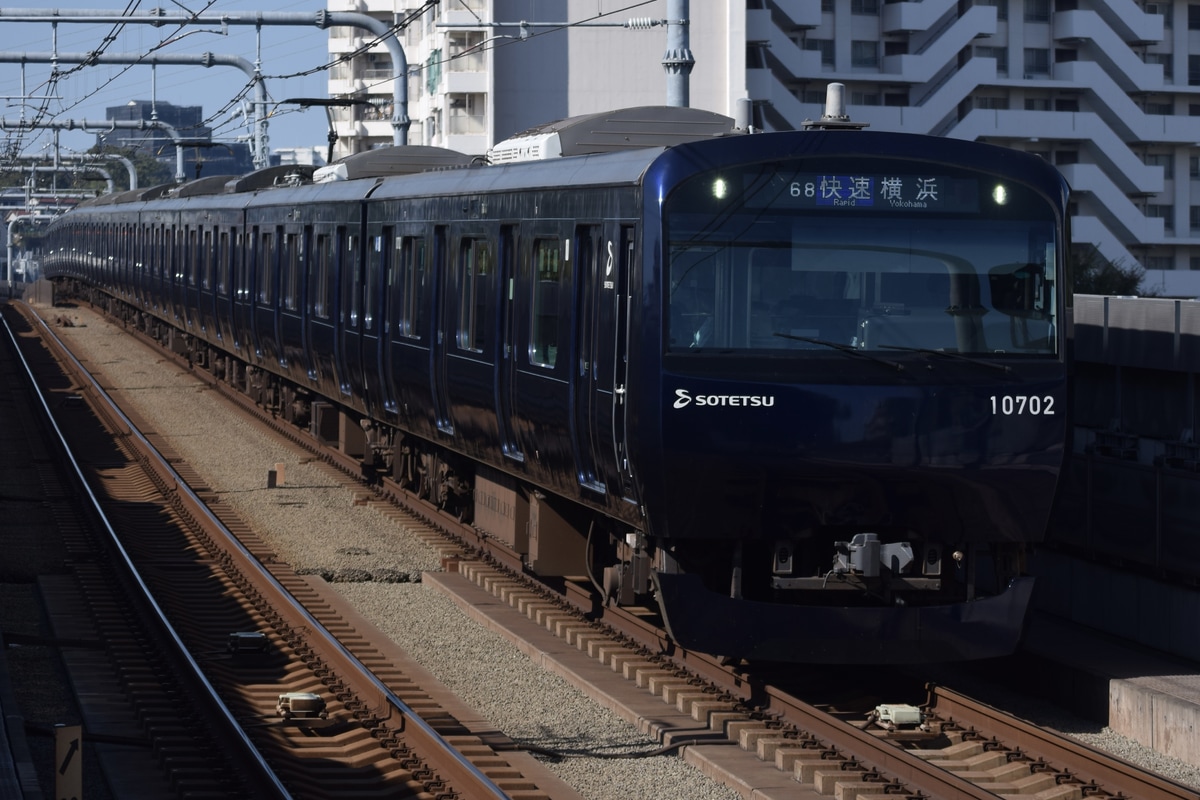 相模鉄道 かしわ台車両センター 10000系 10702×10