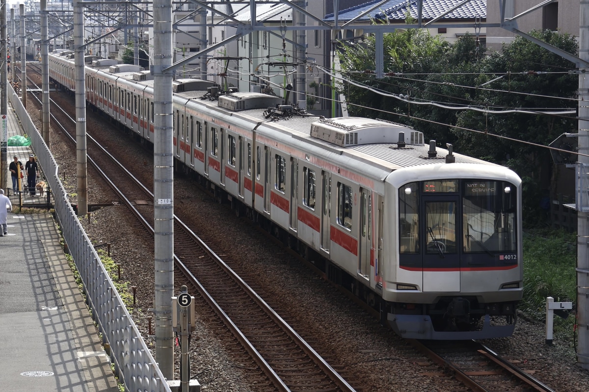 東急電鉄 元住吉検車区 5050系 4112F