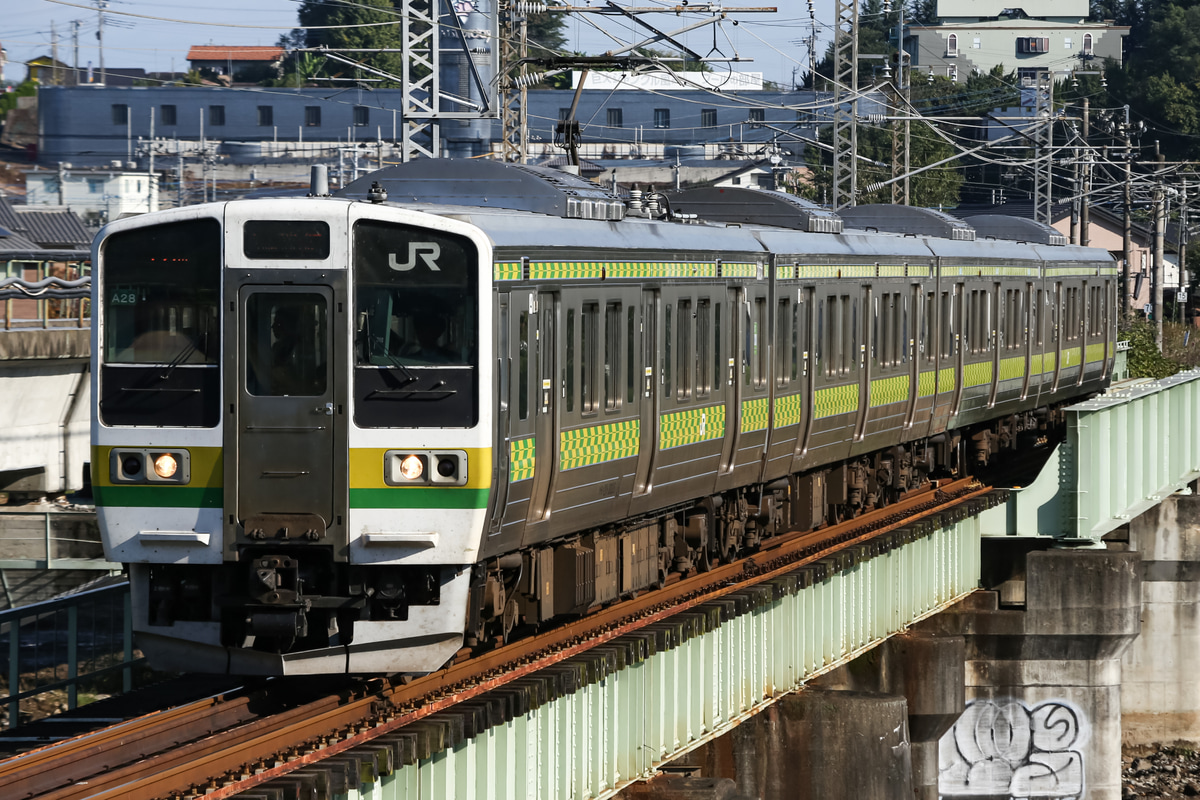 JR東日本 高崎車両センター 211系 A28