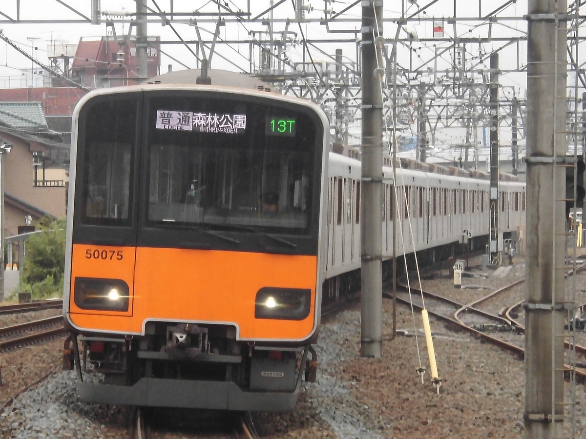 東武鉄道 森林公園検修区 50070系 51075F