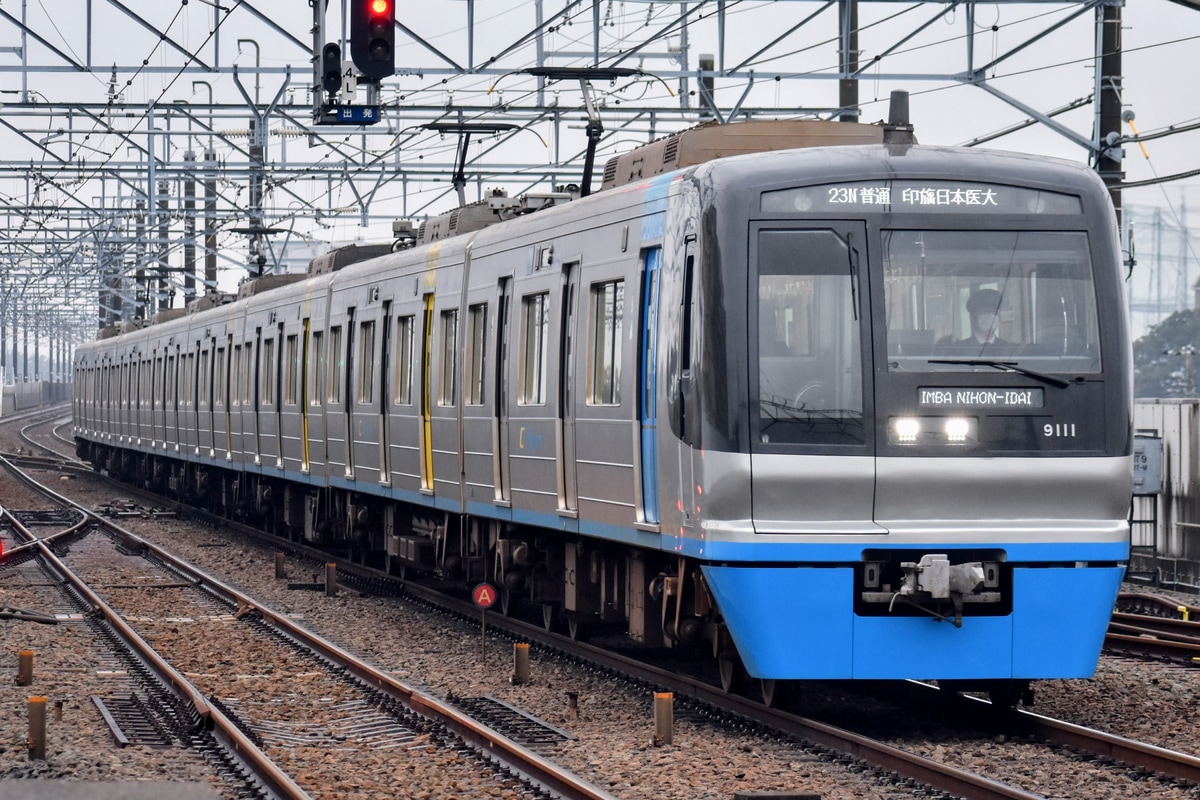 千葉ニュータウン鉄道 印旛車両基地 9100形 9118F