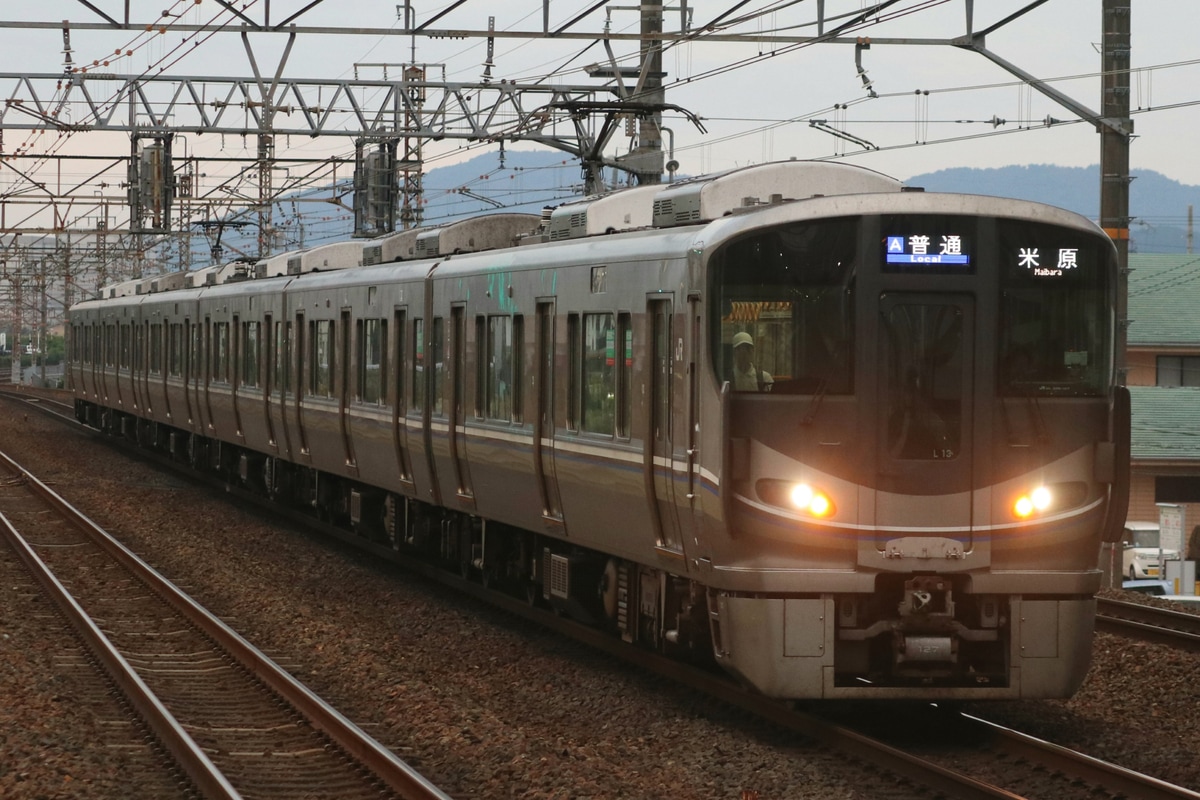 JR西日本 網干総合車両所本所 225系 ホシL13編成