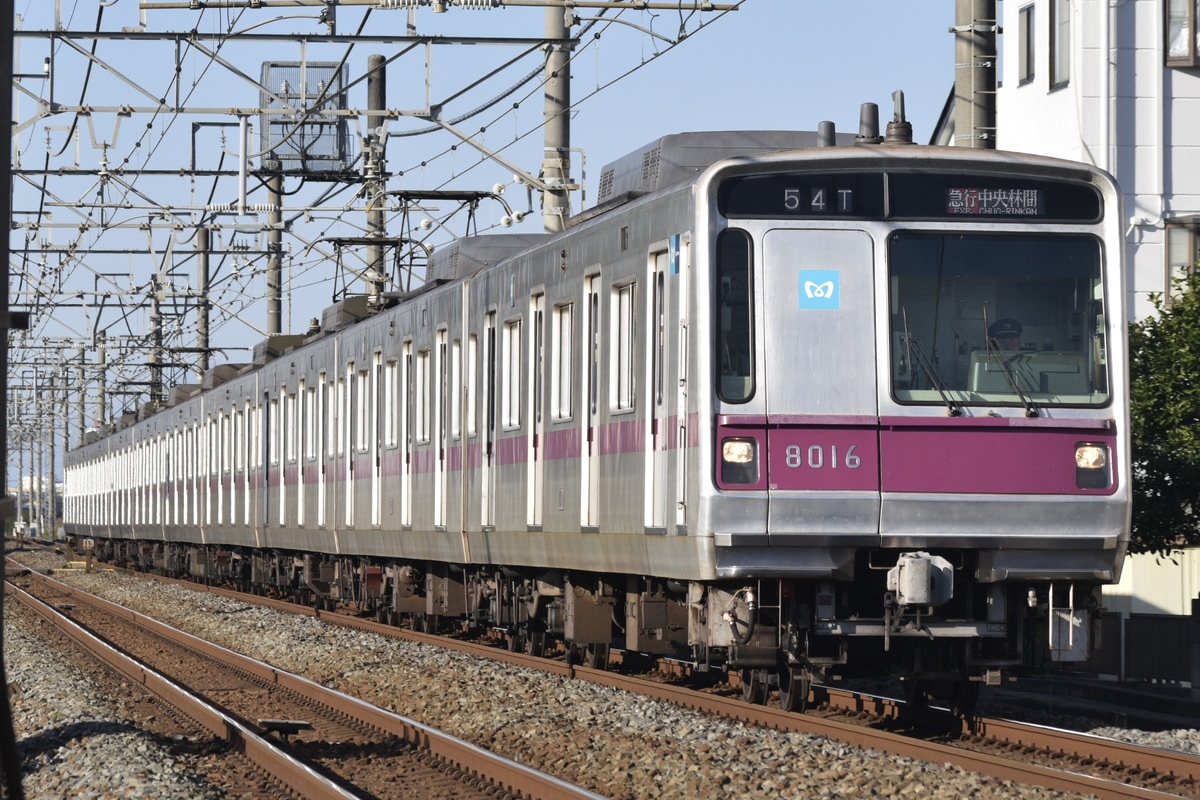 東京メトロ 鷺沼検車区 8000系 8116F