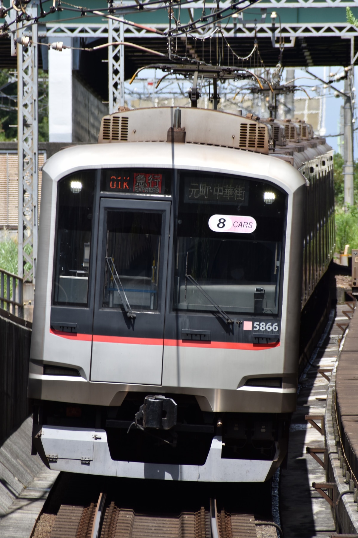 東急電鉄 元住吉検車区 5050系 5166F