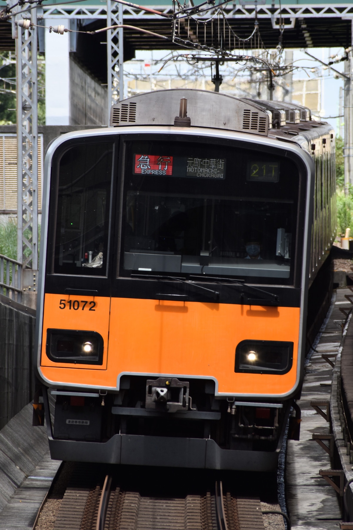 東武鉄道 元住吉検車区 50070系 51072F