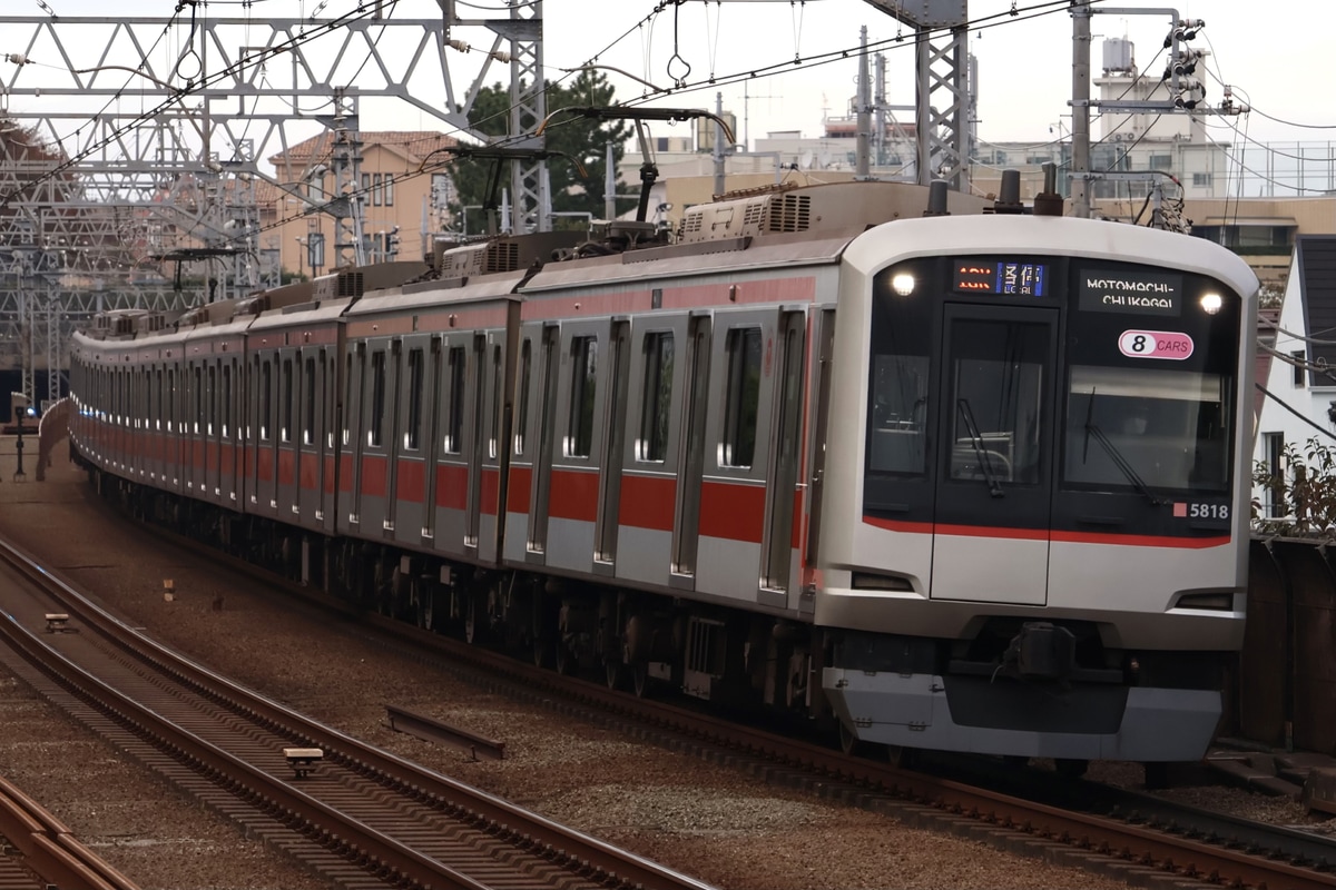 東急電鉄 元住吉検車区 5000系 5118F