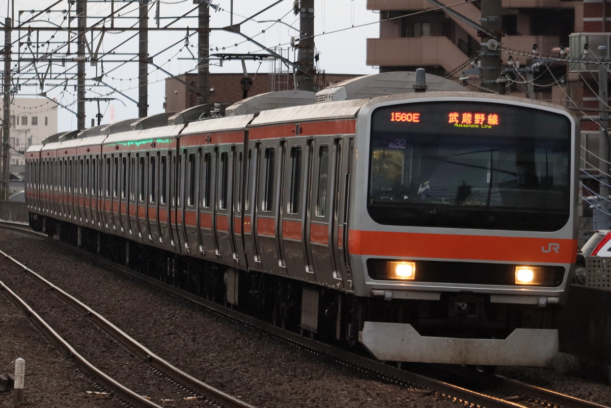 JR東日本 京葉車両センター E231系 MU32編成