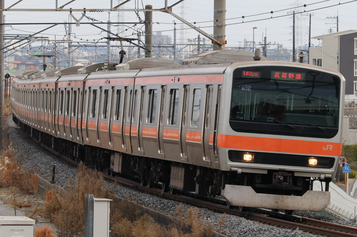 JR東日本 京葉車両センター E231系 MU12