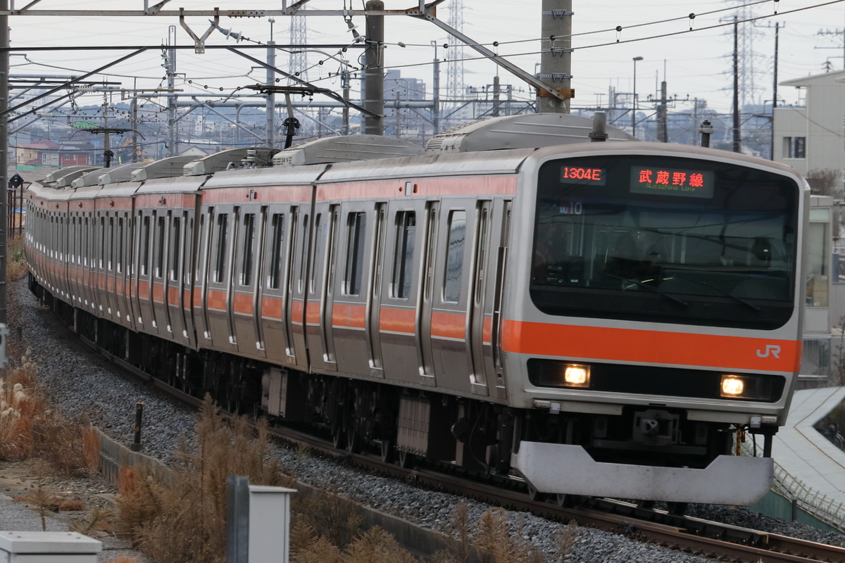 JR東日本 京葉車両センター E231系 MU10編成