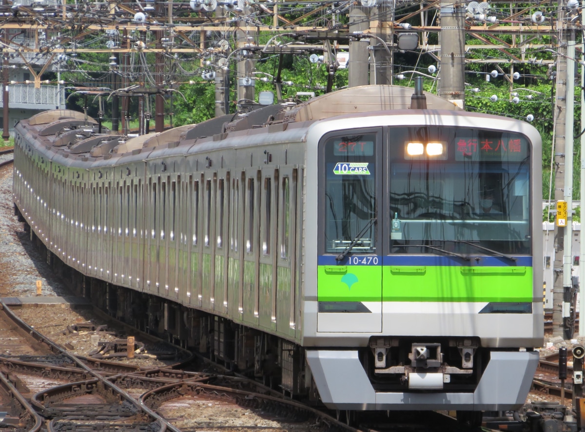 東京都交通局 大島車両検修場 10-300形 10-470編成