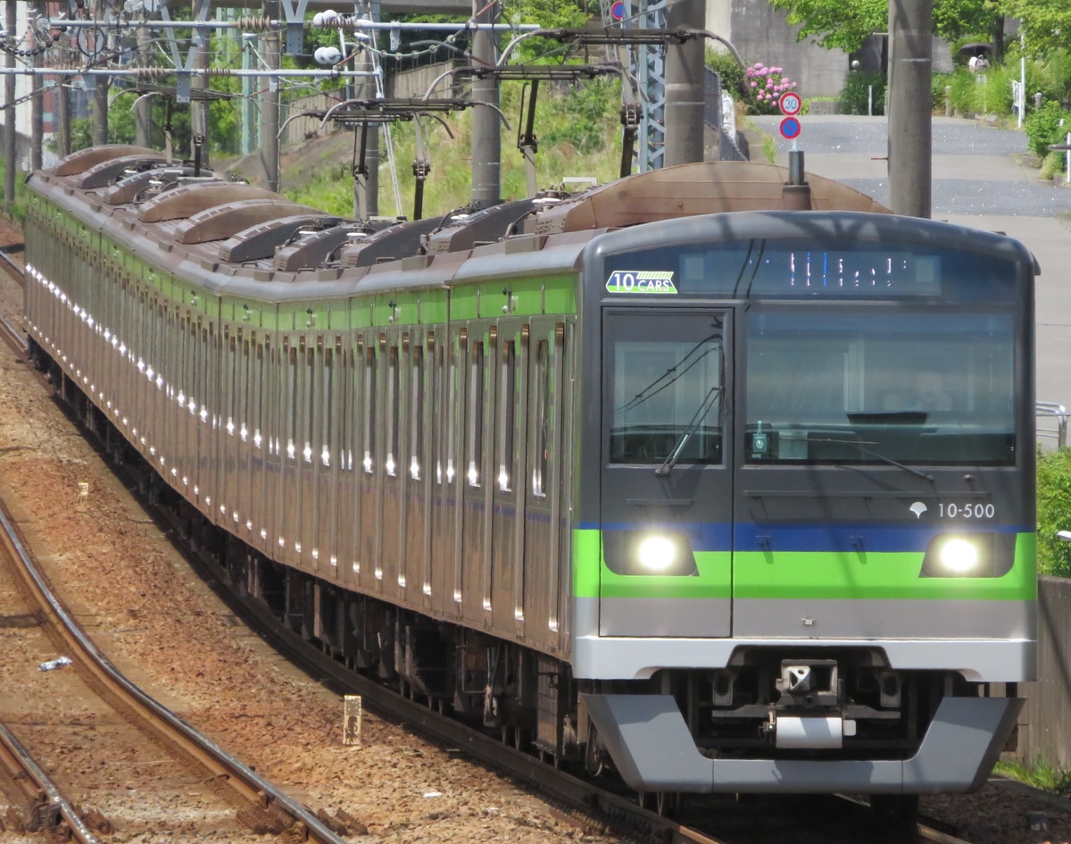 東京都交通局 大島車両検修場 10-300形 10-500編成